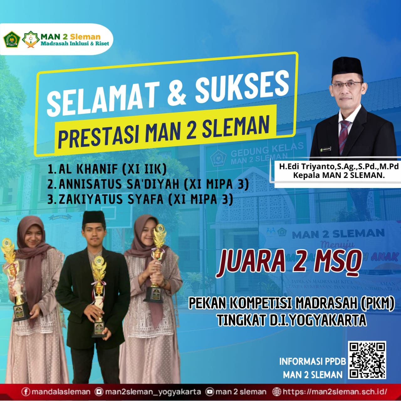 Juara 2 MSQ PKM Tingkat Provinsi DIY