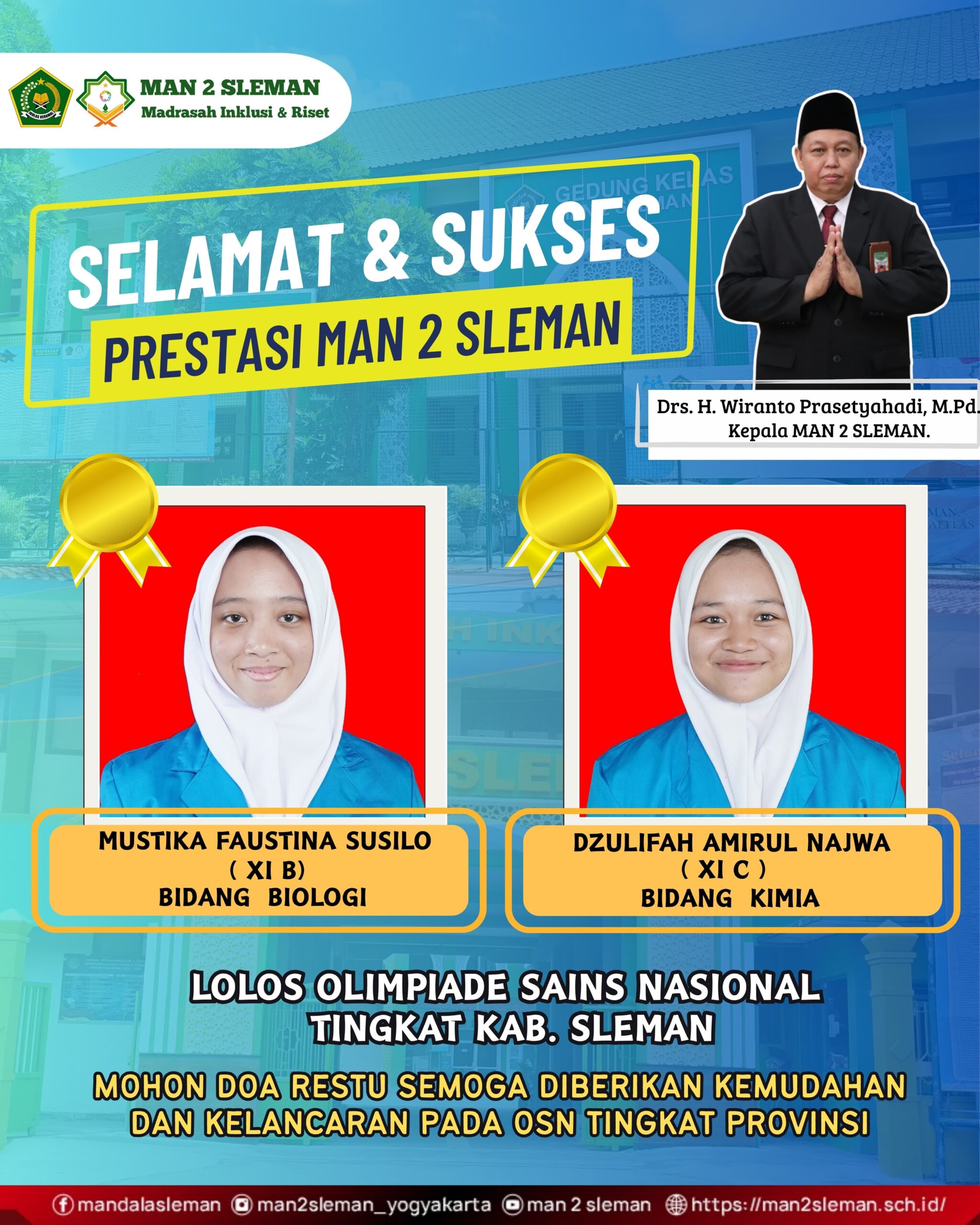 Lolos OSN (K) Kabupaten Sleman 2025