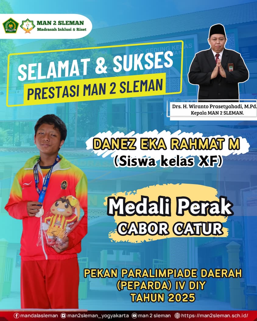 Medali Perak Cabor Catur Peparda IV DIY