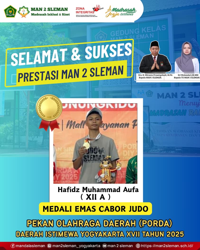 Medali Emas Cabor Judo POPDA DIY
