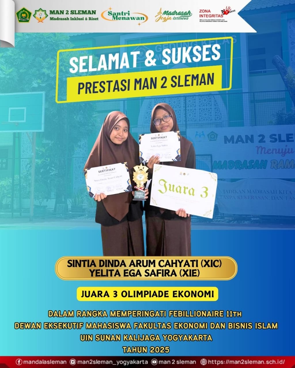 Juara 3 Olimpiade Ekonomi