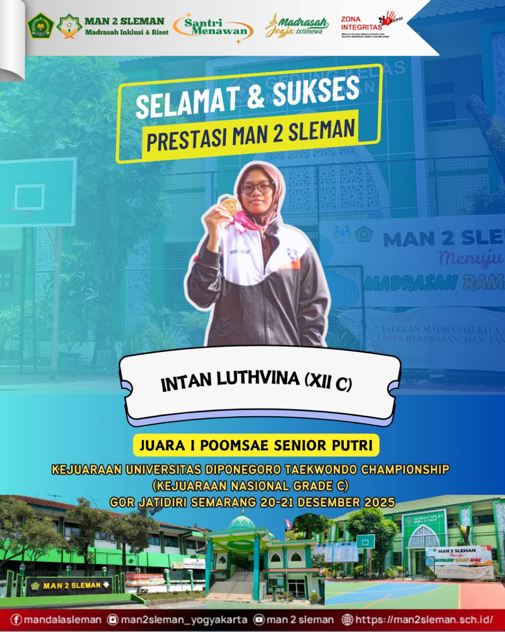 Juara 1 Poomsae Senior Putri